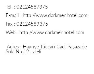 Darkmen Hotel iletiim bilgileri